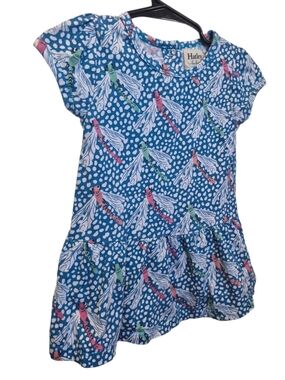 Hatley Blue Dragonfly Print Girls' Dress Top